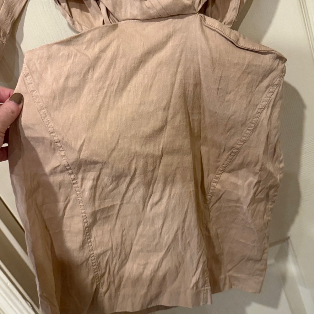 Zara linen blend cut out mini dress, small - Picture 5 of 9